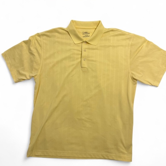 PGA TOUR Yellow Polo - Picture 1 of 3